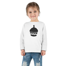 Load image into Gallery viewer, Toddler Black Fatlyfe Long Sleeve Tee
