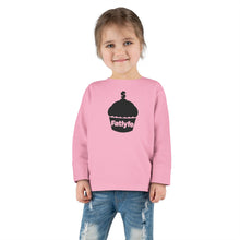 Load image into Gallery viewer, Toddler Black Fatlyfe Long Sleeve Tee