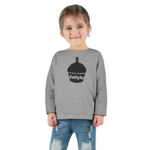 Load image into Gallery viewer, Toddler Black Fatlyfe Long Sleeve Tee