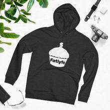 Load image into Gallery viewer, Adult White Fatlyfe Logo Unisex Hoodie