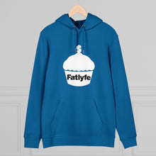 Load image into Gallery viewer, Adult White Fatlyfe Logo Unisex Hoodie