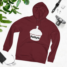 Load image into Gallery viewer, Adult White Fatlyfe Logo Unisex Hoodie