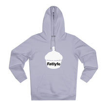 Load image into Gallery viewer, Adult White Fatlyfe Logo Unisex Hoodie