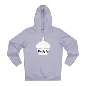 Adult White Fatlyfe Logo Unisex Hoodie