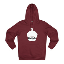 Load image into Gallery viewer, Adult White Fatlyfe Logo Unisex Hoodie