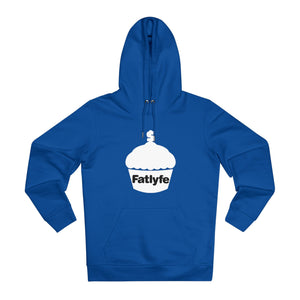 Adult White Fatlyfe Logo Unisex Hoodie