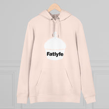 Load image into Gallery viewer, Adult White Fatlyfe Logo Unisex Hoodie