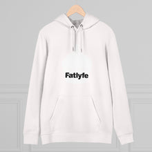 Load image into Gallery viewer, Adult White Fatlyfe Logo Unisex Hoodie