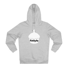 Load image into Gallery viewer, Adult White Fatlyfe Logo Unisex Hoodie