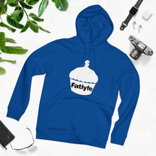 Load image into Gallery viewer, Adult White Fatlyfe Logo Unisex Hoodie