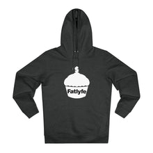 Load image into Gallery viewer, Adult White Fatlyfe Logo Unisex Hoodie