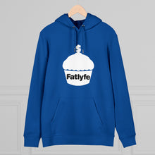 Load image into Gallery viewer, Adult White Fatlyfe Logo Unisex Hoodie