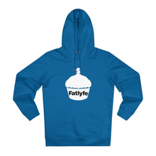 Load image into Gallery viewer, Adult White Fatlyfe Logo Unisex Hoodie