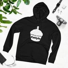Load image into Gallery viewer, Adult White Fatlyfe Logo Unisex Hoodie