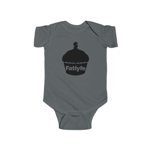 Infant Black Fatlyfe Logo Bodysuit