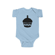 Load image into Gallery viewer, Infant Black Fatlyfe Logo Bodysuit