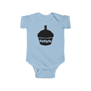 Infant Black Fatlyfe Logo Bodysuit