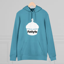 Load image into Gallery viewer, Adult White Fatlyfe Logo Unisex Hoodie