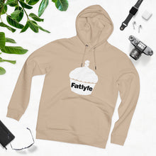 Load image into Gallery viewer, Adult White Fatlyfe Logo Unisex Hoodie