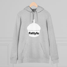 Load image into Gallery viewer, Adult White Fatlyfe Logo Unisex Hoodie