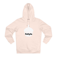 Load image into Gallery viewer, Adult White Fatlyfe Logo Unisex Hoodie