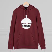 Load image into Gallery viewer, Adult White Fatlyfe Logo Unisex Hoodie