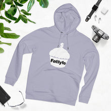 Load image into Gallery viewer, Adult White Fatlyfe Logo Unisex Hoodie