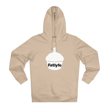 Load image into Gallery viewer, Adult White Fatlyfe Logo Unisex Hoodie