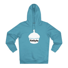 Load image into Gallery viewer, Adult White Fatlyfe Logo Unisex Hoodie