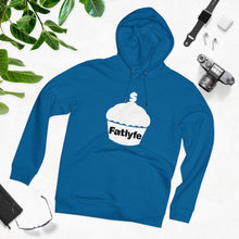 Load image into Gallery viewer, Adult White Fatlyfe Logo Unisex Hoodie