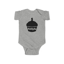 Load image into Gallery viewer, Infant Black Fatlyfe Logo Bodysuit