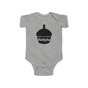 Infant Black Fatlyfe Logo Bodysuit